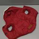 Vecomfy Fleece Lining Extra Warm Dog Hoodie in Winter,Small Dog Jacket Puppy Coats with Hooded,Red S (Small (Pack of 1))