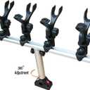 Brocraft Crappie Rod Holder System with Deck/Side Mount/Spider Rigging