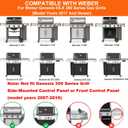 6788 Full-Size Griddle for Weber Genesis II 300 Series Grills E-310 E-315 E-325s E-330 E-335 S-310 S-335 LX S/E-340, Flat Top Griddle for Weber Genesis 2022 Series