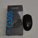 Logitech G305 LIGHTSPEED Wireless Gaming Mouse, Hero 12K Sensor, 12,000 DPI, Lightweight, 6 Programmable Buttons, 250h Battery Life, On-Board Memory, PC/Mac - Black