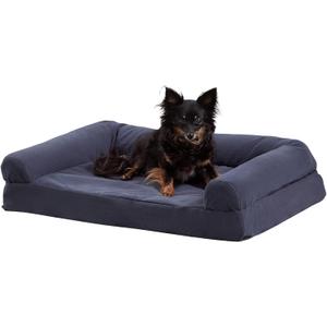 Happy Hounds Luna Sofa Dog Bed, Denim, Medium (29" x 20")