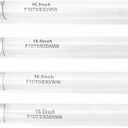 16 Inches F10T5 Replacement Bulb Compatible Jasco T5 10 Watt Warm White 3000K F10T5/830 Fluorescent Tube for Counter and Cabinet Fixture 4 Count