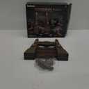 12inches Realistic Dinosaur Park Gate with Log, Nest of Eggs, Stone, Great Addition to Dino Toys, Dinosaur Truck or RC Dinosaur Toys