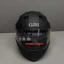 GJH Motorcycle Helmets for Men & Women Modular Motorcycle Helmet Flip Up Anti-Fog Lens Double for Helmets for Adults DOT ApprovedM/L/XL