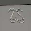 FYY Over the Door Hooks, 4 Pack Hangers Hooks with Rubber Prevent Scratches Heavy Duty Organizer for Living Room, Bathroom, Bedroom, Kitchen Hanging Clothes, Towels, Hats, Coats, Bags White