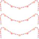 3 Pcs Fall Felt Pumpkin Ball Garland Pink Felt Ball Banner Thanksgiving Pom Pom Pumpkin Garland Colorful Pompom Hanging Banner for Autumn Thanksgiving Indoor Mantle Wall Farmhouse Home Decor