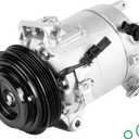 AC Compressor with A/C Clutch Fit for Chevrolet Impala 2.5L 2014-2019, Malibu 2.0L 2.5 2013-2015, Malibu Limited 2.5L 2016, Fits for Buick Regal 2.0L 2.4L 2014-2017, Terrain 2.4L 2015-2017, CO 22285C