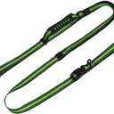 Fluorescent Reflective Dog Leash Hands Safety Walking Belt for Dogs for Running and Hiking and Pet Supply
