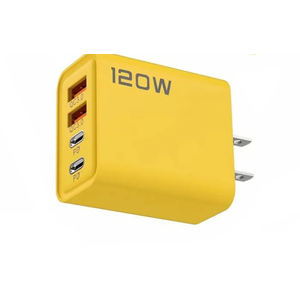 120W Double PD Fast Charger with Type-C & QC3.0 Ports Support PD Charging Protocol 5V 2A Charging Adapter