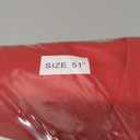 Unisex Adult Matte Graduation Cap and Gown Set with Honor Cord Gold Stoles for College School Bachelor Graduates (Red), size: 51