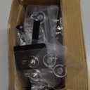 8 Pack Hat Racks for Baseball Caps, Stainless Steel Hat Organizer for Baseball Cap, Hat Holder Storage Organizer, Hat Hanger Strong Adhesive/Wall Drilled for Door, Bedroom, Closet(Black 6 in)