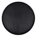 MDLUU Plastic Serving Tray, 13" Ottoman Tray, Round Butler Tray for Breakfast in Bed, Coffee Table Decor, Party