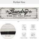 Pauwer Laundry Room Rug Runner 20"x60" Waterproof Rubber Laundry Mat Non Slip Kitchen Mats for Floor Washable Floor Mat Runner Rug for Farmhouse Mudroom Washroom Bathroom Decor