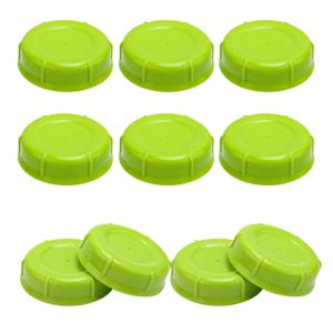 10pcs Storage Baby Bottle Caps, Travel Bottle Caps Storage Lids, Replacement Parts Accessories, Compatible with Lansinoh MAM Pigeon Bottles (Green)