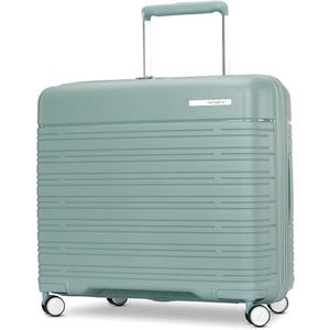 Samsonite Elevation Plus - Medium Hardside Luggage - Scratch Resistant Polypropylene Shell, RightHeight™ Adjustable Handle, Integrated AirTag Holder, TSA Lock, WetPak™ Compartment - Cypress Green