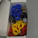 13 PCS Grip Strength Trainer Kit, Hand Gripper Strengthener, Forearm Strengthener, Finger Strengthener, Finger Exerciser, Stress Relief Ball, Forearm Workout Ring for Muscle Building and Injury Recovery