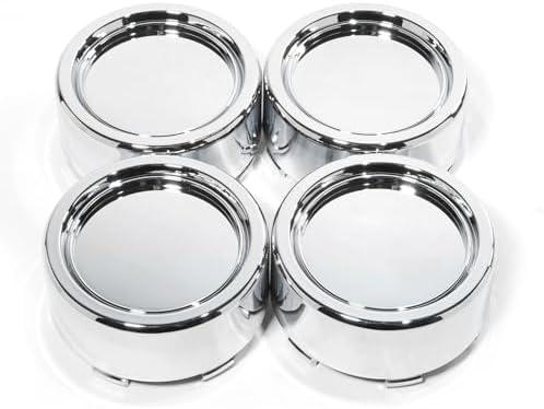 RTrhinotuning 4 PCS 86 mm Wheel Center Caps for Wheel Rim Center Cover OD: 3.39 in / 86 mm ID: 3.27 in / 83 mm Chrome Hub Caps