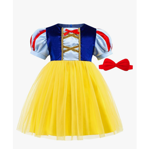 ICECUTE Princess Costumes for Toddler Girls,Princess Dress for Kids,Birthday Halloween Party Dress Up, 90