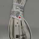 10ft 16/3 SPT-2 SnugPlug®3-Outlet Household Extension Cord White