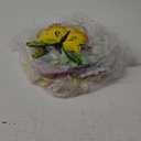 Gisafai 10 Pcs Metal Flowers Butterfly Wall Art Decor 6 Pcs Metal Daisy Flower Decoration Hanging Sculpture 4pcs 3D Wall Art Gift for Christmas Outside Outdoor Backyard Garden Lawn Balcony(Fashion)