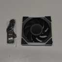 Lian Li UNI Fan SL LCD Wireless (Reverse Blade) 120mm ARGB Fan - Single Pack - 1.6" LCD - 2.4 GHz Wireless Signal for RGB & Control - Controller NOT Included & Required - Black(12RSLLCD1W1B)