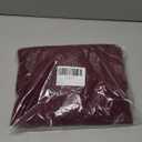 KISSMODA Women's Casual Long Sleeve Sweatshirt Color Block/Solid Crewneck Corduroy Pullover Cute Tops (Medium, A Wine Red)