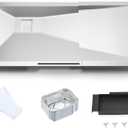 Grease Tray with Catch Pan and Foil Liners, Adjustable Drip Pan for 3/4/5 Burner Gas Grill for Nexgrill, Charbroil, Dyna Glo, Kenmore, Backyard, Expert and More Grill Replacement Parts