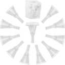 Condom Catheters for Men Overnight,10Pcs Silicone External Condom Catheter Disposable Self-Seal Set, Male Catheters for Home Use, Easy Drainage, No Backflow(1.26in/32mm/Large Size)