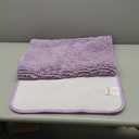 OLANLY Bathroom Rugs 47x20, Extra Soft Absorbent Chenille Bath Rugs, Rubber Backing Quick Dry, Machine Washable Bath Mats for Bathroom Floor, Tub and Shower, Home Decor Accessories, Lavender