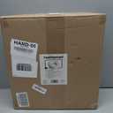 Medline Elevated Locking Toilet Seat, No Arms, 5-Inch Height, Enhanced with Microban Antimicrobial Protection, 350 lb Weight Capacity, Gray - Secure & Comfortable, Easy Installation