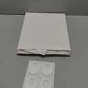 WILLBOND 48 Pack Callus Pads Soft 1/4" Thick Oval Shape Corn Pads 1/8" Felt Callus Cushions Adhesive Corn Protectors for Men Women Feet Toes Pain Relief(White, 1/4 Inch)