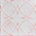 A La Maison Ceilings R82 Circles and Stars Foam Glue-up Ceiling Tile (128 sq. ft./Case), Pack of 48, White Washed Copper
