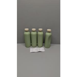 4 Pcs 260ml/8.8oz Squeeze Bottles Plastic Travel Lotion Bottles Refillable Containers with Flip Cap for Toiletries Creams Lotion Shampoo Conditioner