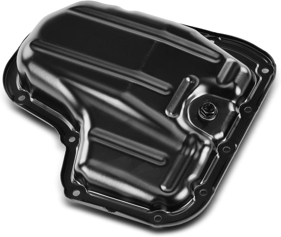 A-Premium Lower Engine Oil Pan Sump with Drain Plug Compatible with Toyota Corolla 2019-2021 & Lexus UX200 UX250h 2019-2021, 2.0L, Replaces 12102F2010