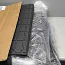Floor Mats & Cargo Liner with Backrest Mat for 2020-2024 2025 Kia Telluride 7&8 Seats All Weather Protection TPE Rubber Floor Liner & Trunk Mat Full Set Automotive Mat Accessories, Black