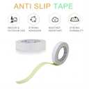 ZUEXT Anti Slip Glow in The Dark Tape 1in x30Ft, Waterproof Non Slip Grip Tape for Stairs Outdoor/Indoor, Glow in The Dark Stair Strips for Night Decoration, Deck, Truck, Walkway, Ramp, Camp