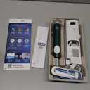Oral-B Rechargeable Electric Toothbrush, iO2 Starter Kit, 3 Cleaning Modes, Automatic Pressure Sensor to Protect Gums, 2 Brush Heads, Forest Green