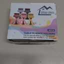 Urban Deco 16 Pieces Table Card Holder Place Card Holders 1.7 inches Gold Steel Card Holders for Photos, Food Signs, Memo Notes, Weddings, Restaurants, Birthdays. (Gold)