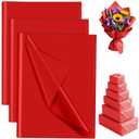 PLULON 120 Sheets Red Tissue Paper for Gift Bags, Gift Wrapping Paper Tissue Bulk for Crafts Packaging Birthday Baby Shower, Wedding Holiday Flower Bachelorette Bridal Party Decorations