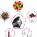 100 Pack Mylar Bag 28 Gram,5.5 Mil Thickness Smell Proof Bag,Stand-up Packaging Pouch,Resealable Foil Food Storage Baggies Safe Material,6x9.3 Inches,Matte Black