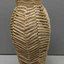 Deco 79 Faux Seagrass Handmade Decorative Vase Tall Woven Floor Centerpiece Vase, Vase for Home Decoration 10" x 10" x 18", Brown