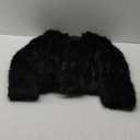 Zando Faux Fur Coats for Women 2025 - Cropped Faux Fur Jacket Women Outwear Long Sleeve Pockets Shaggy Warm Winter Coats, Size M