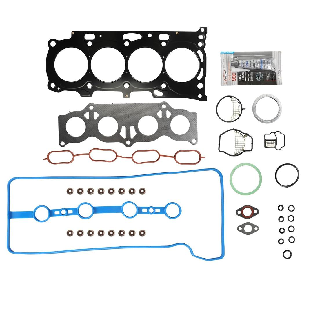 PHILTOP HS26232PT Head Gasket Set Fit for 2002-2011 Camry, 2004-2008 RA-V4, 2008-2015 xB, 2005-2010 tC, 2001-2007 Highlander 2.4L, 2009-2013 Matrix, Cylinder Head Gasket Kits with Bolts