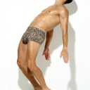 Arjen Kroos Men's Ice Silk Underwear 4 Pack Cooling Boxer Briefs for Men Quick Dry Trunks Underpants (S)