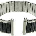 Twist-O-Flex "Romunda" (Black/SS, 16-19mm, Straight End)