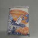 Fall Pillow Covers 16x16 Pack of 2 Chinoiserie Blue and Orange Pumpkin Throw Pillow Covers Outdoor,Fall Thanksgiving Decoration Pillowcase Autumn Farmhouse Linen Cushion Case for Couch Sofa