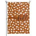 4 x 
Fall Garden Yard Flag 12 x 18 Inch Outside Double Sided Burlap Pumpkin Welcome Flag Farmhouse Holiday Patio Lawn House Outdoor Decorations