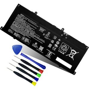 bossfulton 59.16Wh GD03XL N66215-005 Battery Replacement for HP Envy x360 14 2-in-1 14-fa0000/ EliteBook Ultra G1q/ OmniBook X 14 Series Notebook N66000-1E1 N66000-AC1-11.58V 4854mAh