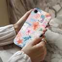 LUMARKE for iPhone 16e Case,Cute Floral Cover,Wireless Charging