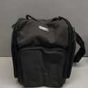 BAFASO Paint Case Hold 72 Bottles of 0.57 fl.oz Miniature Paint or Alcohol Ink, Paint Bag With Multiple Tool Storage Sections, Black (No Accessories Included)